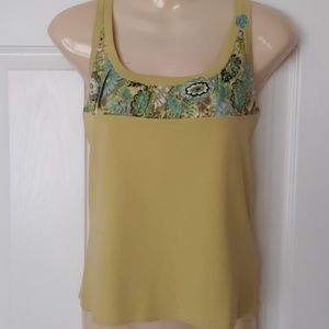 Sigrid Olsen Tops - Sigrid Olsen silk blend tank with beaded accent M Sigrid Olsen Tops - Sigrid Olsen silk blend tank with beaded accent M